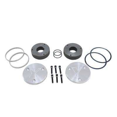 Yukon Gear and Axle - Yukon Gear YHC50005 Front Hardcore Flange D60 35SPL Outer Stubs w/Engraved Cap