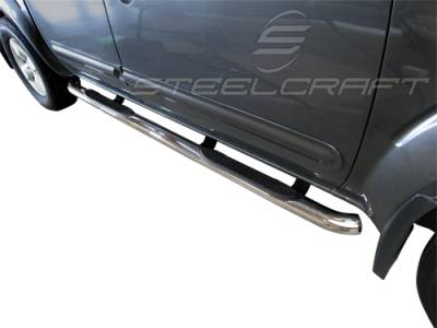 Steelcraft - Steelcraft 240917 3" Stainless Step Bars for 05-24 Frontier/Equator Extended Cab