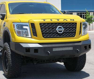Steelcraft - Steelcraft 71-14080 Black Fortis Front Bumper for 16-19 Nissan Titan XD