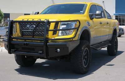 Steelcraft - Steelcraft HD14080RC Front HD Bumper Replacement for 16-24 Nissan Titan XD