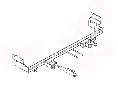 Blue Ox - Blue Ox BX3329 Tow Bar Base Plate for 2007-2009 Saturn Aura