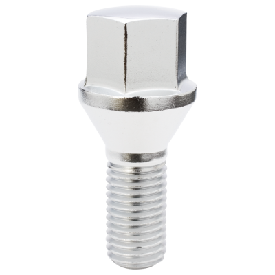 Gorilla Automotive - Gorilla 17100 Lug Bolt Cone Seat Chrome 12mm x 1.50 Total 1.94" US 0.93"