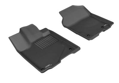 3D MAXpider - MAXpider L1AC00511509 Kagu Floor Mat Front Black 13-18 Acura RDX