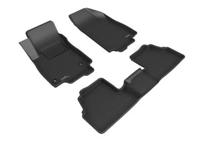 3D MAXpider - MAXpider L1BC01601509 Kagu Floor Mat Front/Rear Black Buick Encore