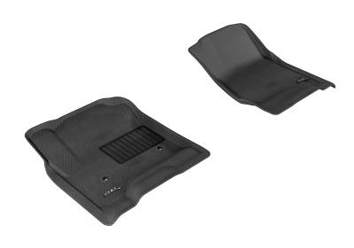 3D MAXpider - MAXpider L1CH03911509 Kagu Floor Mat Front Black Chevy/GMC Silverado/Sierra