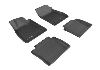 3D MAXpider - MAXpider L1CH04201509 Kagu Floor Mat Front/Rear Black Chevy Impala