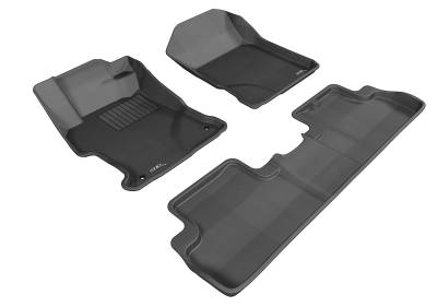3D MAXpider - 3D MAXpider L1HD04501509 KAGU Floor Mat for 12-13 Honda Civic