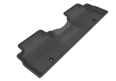 3D MAXpider - 3D MAXpider L1KA02021509 Kagu Floor Mat Rear Black for 14-19 Kia Soul