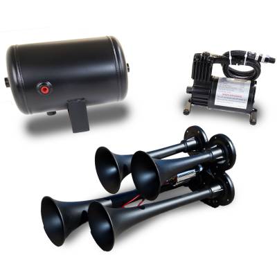 Kleinn Automotive Accessories - Kleinn Automotive HK4-1 Pro Blaster Quad Air Horn Kit
