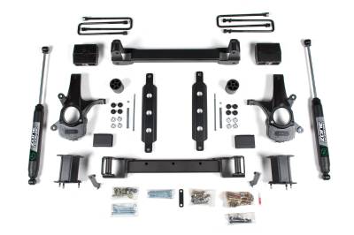 Zone Offroad - Zone Offroad ZONC34F 6.5" Lift Kit w/FOX Shocks for Silverado/Sierra 1500 RWD