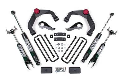 Zone Offroad - Zone Offroad ZONC49F 3" Suspension Lift Kit Fox Shocks for Silverado/Sierra HD