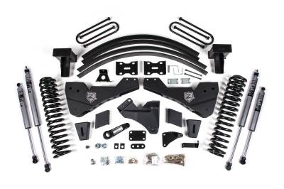 Zone Offroad - Zone Offroad ZONF54F 8" Suspension Lift Kit FOX Shocks for F250/F350 SD 4WD DSL