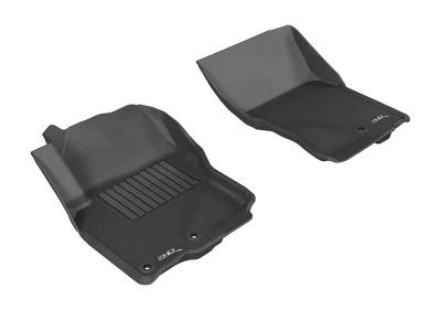 3D MAXpider - MAXpider L1NS06111509 Kagu Floor Mat Front Black for Frontier Crew/King