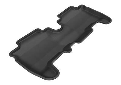 3D MAXpider - MAXpider L1TY02421509 Kagu Floor Mat Rear Black for Yaris Hatchback