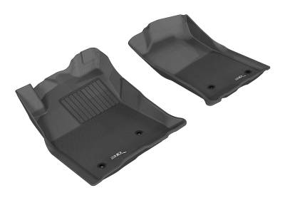 3D MAXpider - MAXpider L1TY05711509 Kagu Floor Mat Front Black for Tacoma REG/ACS/DL