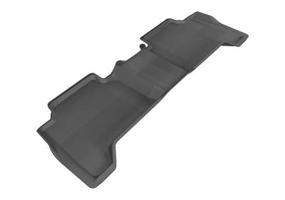 3D MAXpider - MAXpider L1TY05721509 Kagu Floor Mat Rear Black for Tacoma Double Cab