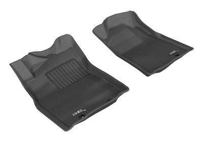 3D MAXpider - MAXpider L1TY09111509 Kagu Floor Mat Front Black for Tacoma REG/ACS