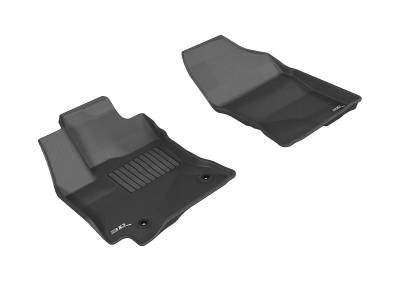 3D MAXpider - MAXpider L1TY13711509 Kagu Floor Mat Front Black for Corolla