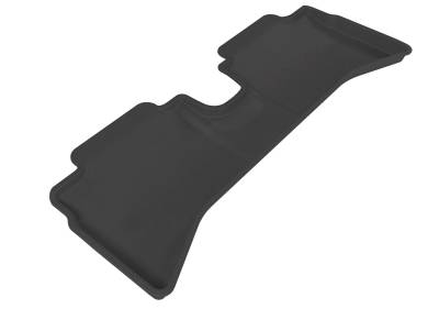 3D MAXpider - MAXpider L1TY09521509 Kagu Floor Mat Rear Black for 12-19 Toyota Prius C