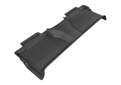 3D MAXpider - MAXpider L1TY15321509 Kagu Floor Mat Rear Black for 13-21 Toyota Tundra Crewmax