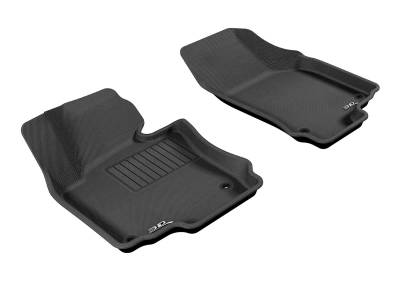 3D MAXpider - MAXpider L1VW00811509 Kagu Floor Mat Front Black for VW Jetta