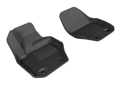 3D MAXpider - MAXpider L1VV01511509 Kagu Floor Mat Front Black Volvo XC60/S60