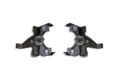MaxTrac - MaxTrac 100520L 2" Lower Spindles for 88-98 Chevy & GMC C1500 2WD w/1" Rotors