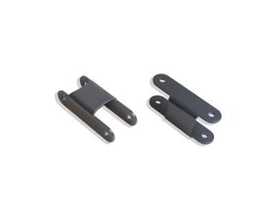 MaxTrac - MaxTrac 710120 1" Rear Lift Shackles for 82-04 Chevy S-10 & GMC Sonoma