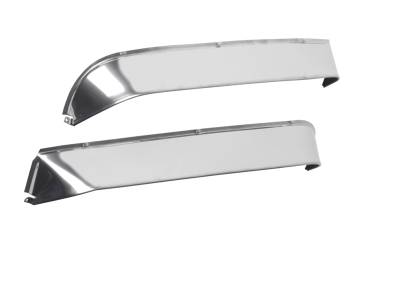 Belmor - Belmor VS-PBHV-1 TRUCK VENTSHADES Side Window Rain Deflector Stainless 2Pc