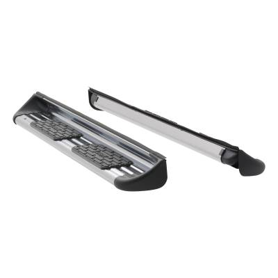 LUVERNE - LUVERNE 481522-571521 Polished SS Side Entry Steps for Ford FSeries Extended Cab