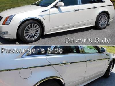 Quality Automotive Accessories - Quality Automotive AT50251 Side Accent Trim 10-13 Cadillac CTS