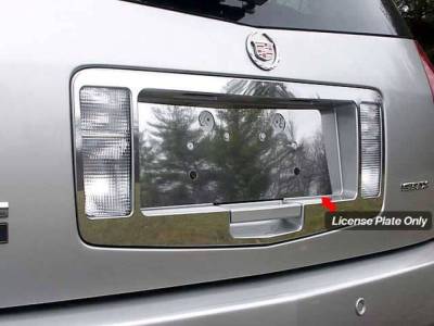 Quality Automotive Accessories - Quality Automotive LP44260 License Plate Bezel 04-09 Cadillac SRX
