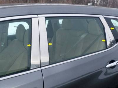 Quality Automotive Accessories - Quality Automotive PP14537 Pillar Post Kit for Nissan Rogue