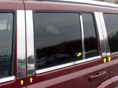 Quality Automotive Accessories - Quality Automotive PP46098 Pillar Post Kit for Jeep Commander