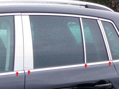 Quality Automotive Accessories - Quality Automotive PP29652 Pillar Post Kit for Volkswagen Tiguan