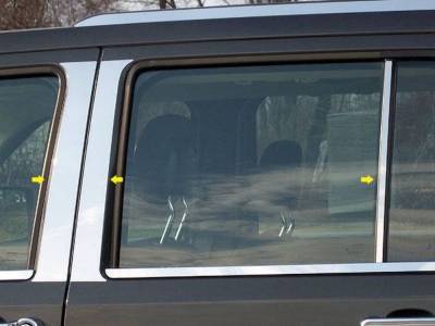 Quality Automotive Accessories - Quality Automotive PP48071 Pillar Post Kit for Jeep Liberty
