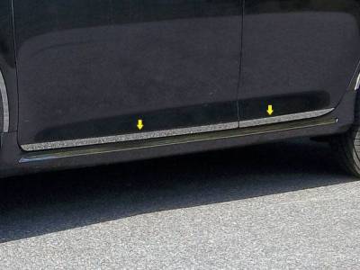 Quality Automotive Accessories - QAA TH12130 Stainless Rocker Panel Trim 4Pc for 12-14 Toyota Camry