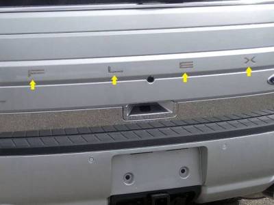 Quality Automotive Accessories - Quality Automotive SGR53340 Stainless Graphic/Emblem 2014 Ford Flex