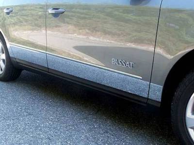 Quality Automotive Accessories - QAA TH26675 Stainless Rocker Panel Trim 8pc for 06-11 Volkswagen Passat