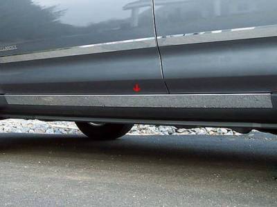 Quality Automotive Accessories - QAA TH27010 Stainless Rocker Panel Trim 2pc for 07-09 Mitsubishi Outlander