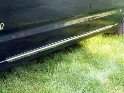 Quality Automotive Accessories - QAA TH24135 Stainless Rocker Panel Trim 2pc for 04-09 Toyota Prius