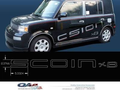 Quality Automotive Accessories - Quality Automotive SGR24180 Stainless Graphic/Emblem for Scion XB