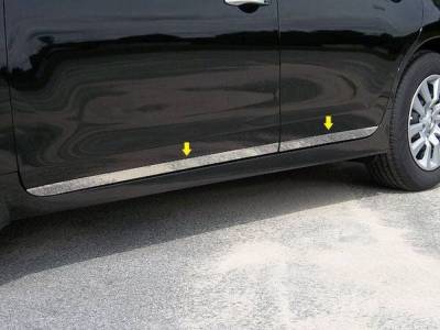 Quality Automotive Accessories - QAA TH13550 Stainless Rocker Panel Trim 4Pc for 13-18 Nissan Altima