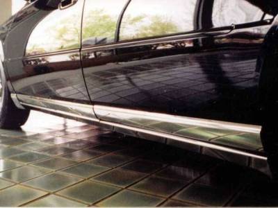 Quality Automotive Accessories - QAA TH38236 Stainless Rocker Panel Trim 8pc for 98-04 Cadillac Seville