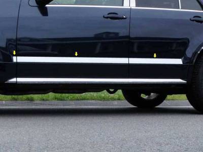 Quality Automotive Accessories - QAA TH44261 Stainless Rocker Panel Trim 6pc for 04-09 Cadillac SRX