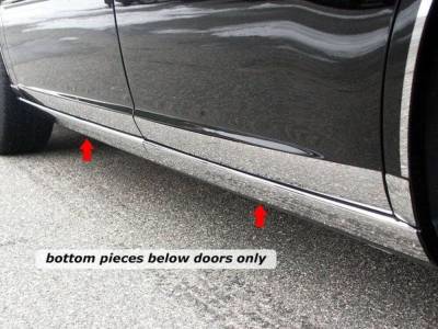 Quality Automotive Accessories - QAA TH46550 Stainless Rocker Panel Trim 4Pc for 06-09 Buick Lucerne
