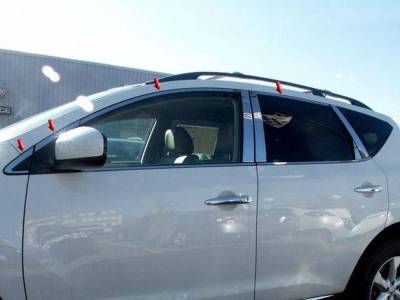 Quality Automotive Accessories - Quality Automotive WP29591 Window Accent Package for Nissan Murano