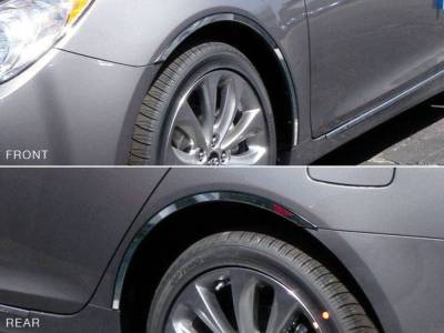 Quality Automotive Accessories - Quality Automotive WQ11360 Wheel Well Accent for 11-14 Hyundai Sonata