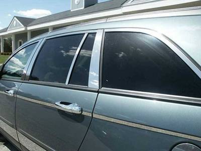 Quality Automotive Accessories - Quality Automotive WP44750 Window Accent Package for Chrysler Pacifica