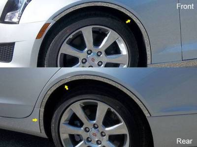 Quality Automotive Accessories - Quality Automotive WQ53236 Wheel Well Accent 13-14 Cadillac ATS